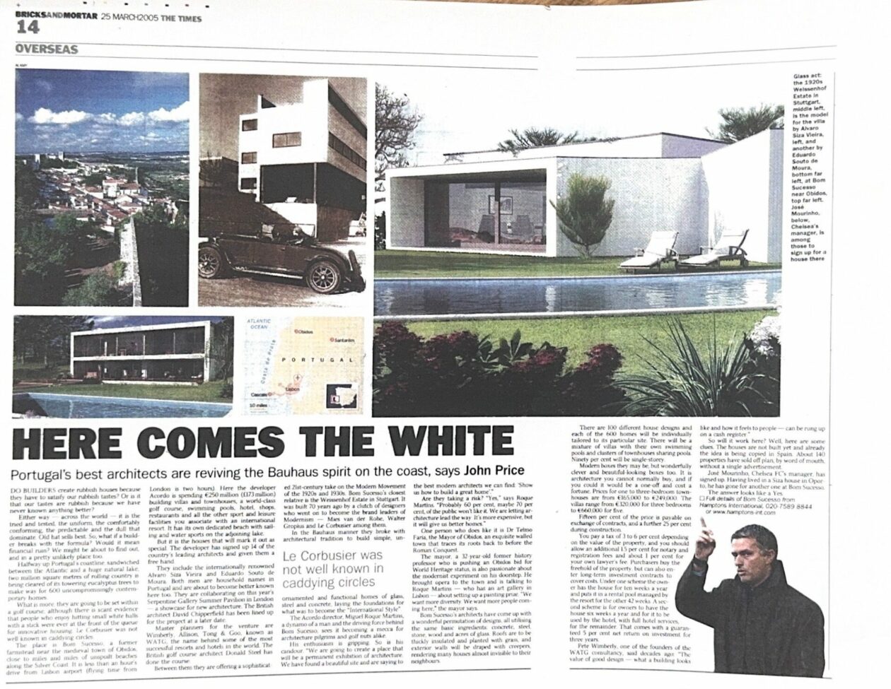 Press coverage Bom Sucesso Resort; The Times: Here comes the white
