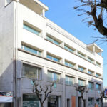 Álvaro Siza Vieira's Casa Ferreira da Costa / Casa Miranda dos Santos showcasing a Brutalist architecture style with a concrete façade, composite materials, and apartment-like condominium structure.