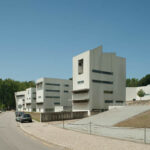 Álvaro Siza Vieira's Faculty of Architecture of the University of Porto - FAUP showcasing Brutalist architecture with concrete structures and urban design elements.
