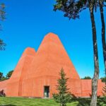 Eduardo Souto de Moura's House of Stories Paula Rego featuring a distinctive triangular structure with modern design elements.