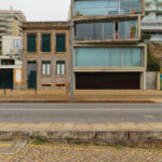 Eduardo Souto de Moura’s Cantareira Building showcasing a modern apartment complex with multiple balconies and a sleek, minimalist façade.