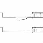 Nuno Graça Moura’s schematic design of the 13 Villas at Bom Sucesso Resort showcasing detailed technical drawings and architectural diagrams of modern villa layouts.