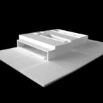 Nuno Graça Moura’s design of the 4 Unbuilt Villas of the Unrealized Phase 3 of Bom Sucesso Resort showcasing modern geometric forms with clean lines and minimalist assemblies.