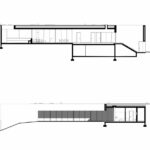 Nuno Graça Moura’s schematic line art of the 8 Villas at Bom Sucesso Resort showcasing detailed architectural plans and technical drawings of the villa layouts.