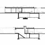 Nuno Graça Moura’s Bar Code 1 - 30 Row Houses at Bom Sucesso Resort showcasing a white architectural sketch highlighting the linear design and modular row house layout.