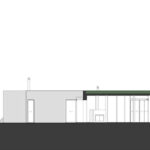 Atelier dos Remédios, Madalena Cardoso de Menezes, and Francisco Teixeira Bastos’ design for Casa R, Unbuilt Phase 3 of Bom Sucesso Resort, showcasing a conceptual architectural diagram with clean lines and structural assemblies.