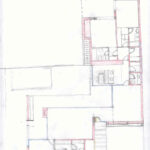 Josep Llinás’s House Model 2 architectural schematic showing detailed floor plans and technical diagrams highlighting spatial layout and structural elements.