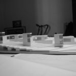 Josep Llinás’s House Model 2 showcasing a detailed scale model made of composite material with clean lines and modern design elements.
