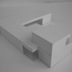 Josep Llinás’s House Model 2 showcasing a modern plan layout with clean lines and open spatial organization.