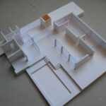 Josep Llinás’s House Model 3 floor plan diagram showcasing the layout with detailed room divisions and structural elements.