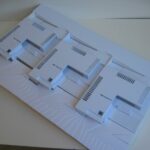 Josep Llinás’s House Model 3 scale model showcasing a detailed floor plan with clear room layouts and structural divisions.