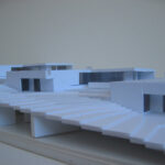 Josep Llinás’s House Model 3 showcasing a detailed scale model with composite material construction, highlighting modern architectural design and engineering elements.