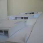 Josep Llinás’s House Model 3 showcasing a detailed scale model with visible floor plans and architectural layout elements.