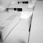 Josep Llinás’s House Model 3 showcasing a sleek composite material exterior with minimalist design elements and clean geometric lines.