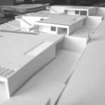 Josep Llinás’s House Model 3 showcasing a scale model with composite materials, detailed architectural design, and engineered daylighting features.