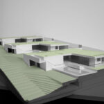 Josep Llinás’s House Model 3 showcasing a modern residential design with clean lines, large windows, and an open-plan layout visible in the architectural plan.