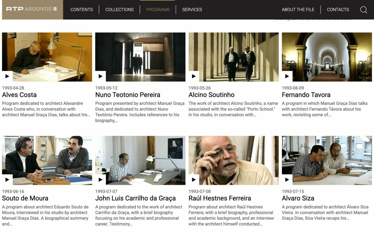 A Rare Look at Portugal’s Modern Masters – Now Streaming on RTP (From 1992 in Portuguese)