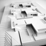 Josep Llinás’s House Model 3 showcasing a modern plan layout with clean lines and open spaces.
