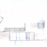 Josep Llinás’s House Model 2 architectural schematic showcasing a detailed technical drawing with labeled structural elements and layout plans.