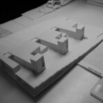 Josep Llinás’s House Model 2 showcasing a detailed 3D scale model with visible floor plans and architectural design elements.