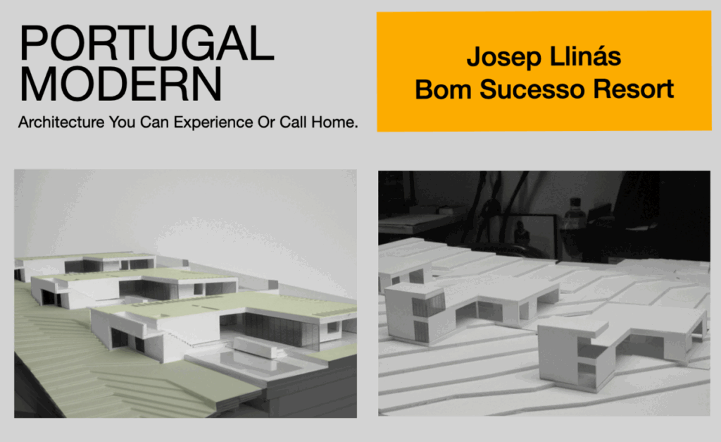 Josep Llinás at Bom Sucesso Resort 1 Portugal Modern Flyer Josep Llimas