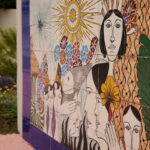 Casa Veiga / Casa Portufornia, Colares by Manuel Tainha, Rui Costa Martins (3735) Manuel Tainha and Rui Costa Martins' Casa Veiga / Casa Portufornia showcasing a modern art-inspired exterior mural with vibrant colors and abstract illustrations integrated into the building’s façade.