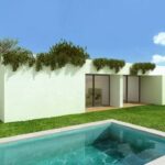 Carlos Prata’s 6 Architectural Villas, Lot 289, showcasing a landscaped estate with expansive lawns, shaded garden areas, and modern villa designs integrated into the backyard yard setting.