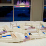 Carrilho da Graça’s 14 Architectural Villas, Lot 190, showcasing a detailed scale model with transparent elements highlighting the floor plan and spatial layout.