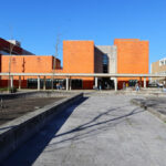 Alcino Soutinho's Department of Chemistry at the University of Aveiro showcasing a modern design with a sleek glass façade and integrated campus setting.