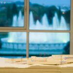 Carrilho da Graça’s 14 Architectural Villas, Lot 190, showcasing a detailed scale model with interior design elements and plastic materials highlighting the modern architectural concept.