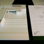 Eduardo Souto de Moura’s 13 Architectural "C-Shaped" Villas, Lot 101, showcasing a detailed floor plan and schematic diagram highlighting the unique C-shaped layout and spatial organization.