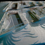 Carrilho da Graça’s 14 Architectural Villas, Lot 190, showcasing a modern design with clean lines, extensive daylighting through large windows, and a minimalist plan emphasizing open spaces.