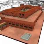 Eduardo Souto de Moura’s Convento das Bernardas Residence showcasing detailed brickwork and traditional brick structural elements.