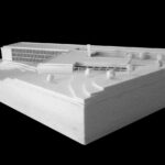 Eduardo Souto de Moura’s Unfinished "Hilton" Hotel, Lot 159, showcasing a minimalist concrete structure with exposed beams and large window openings.