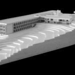 Eduardo Souto de Moura’s Unfinished "Hilton" Hotel, Lot 159, showcasing raw concrete Brutalist architecture with exposed structural elements and an incomplete façade.